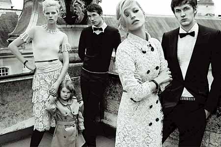 Kate Moss Back In Burberry